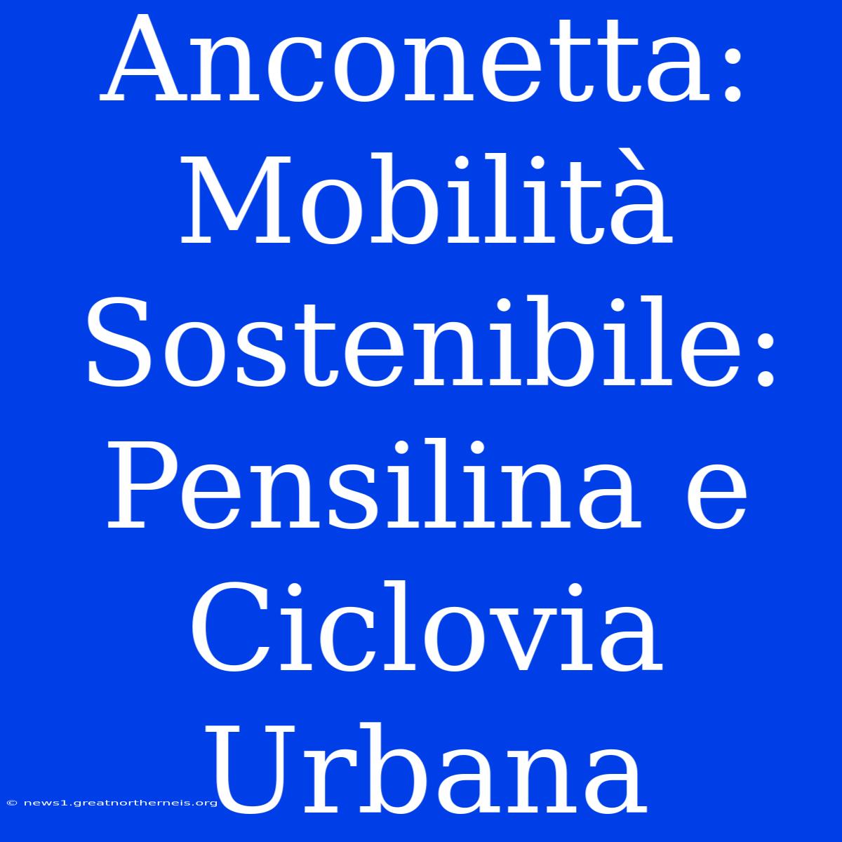 Anconetta: Mobilità Sostenibile: Pensilina E Ciclovia Urbana