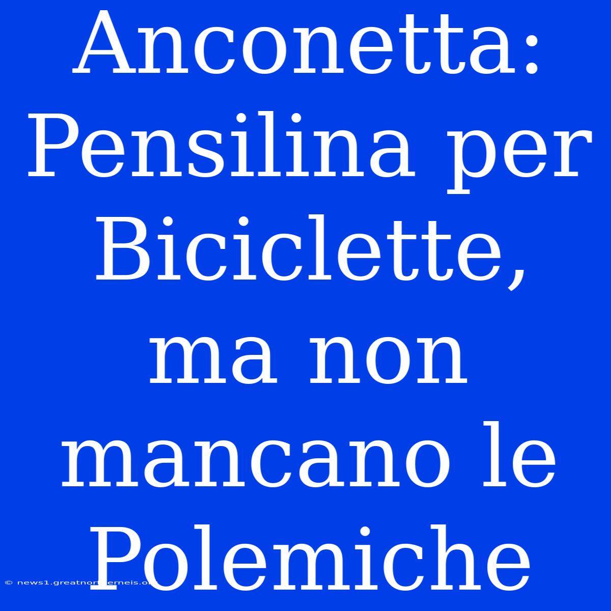 Anconetta: Pensilina Per Biciclette, Ma Non Mancano Le Polemiche