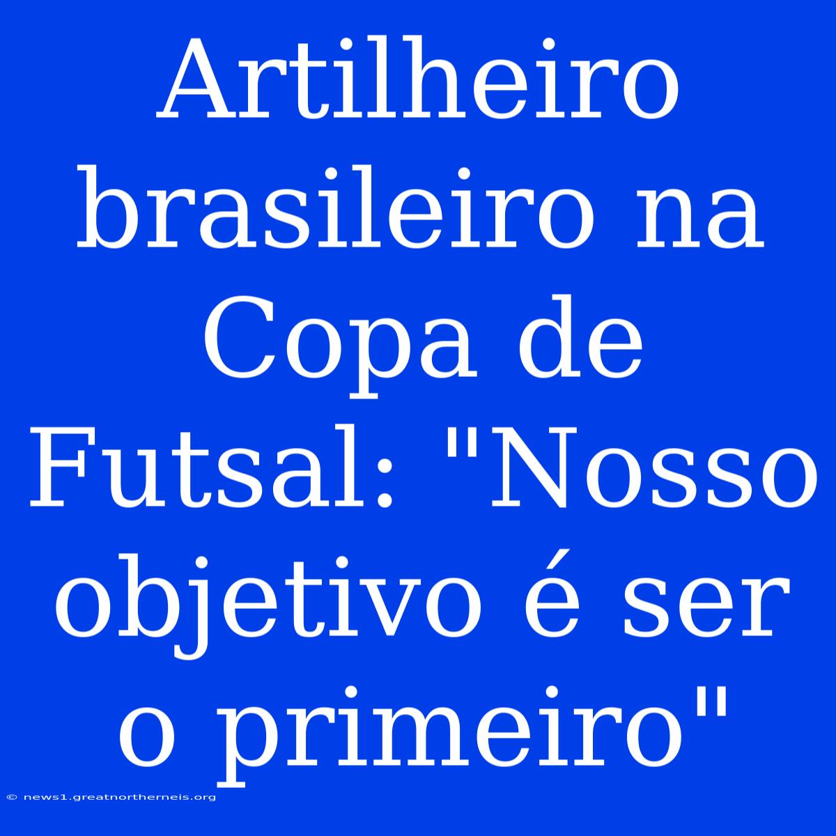 Artilheiro Brasileiro Na Copa De Futsal: 