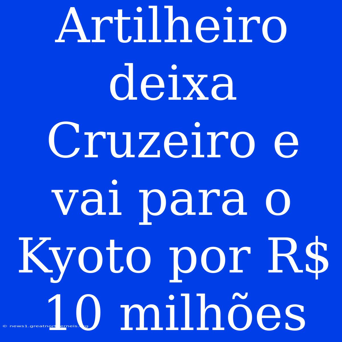 Artilheiro Deixa Cruzeiro E Vai Para O Kyoto Por R$ 10 Milhões