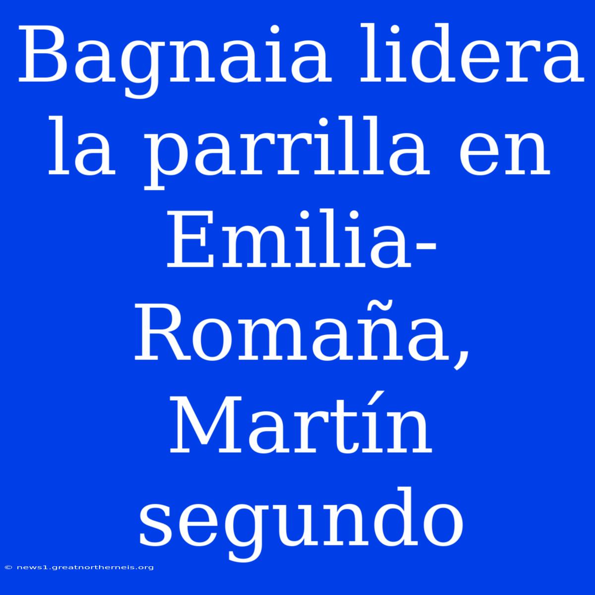 Bagnaia Lidera La Parrilla En Emilia-Romaña, Martín Segundo