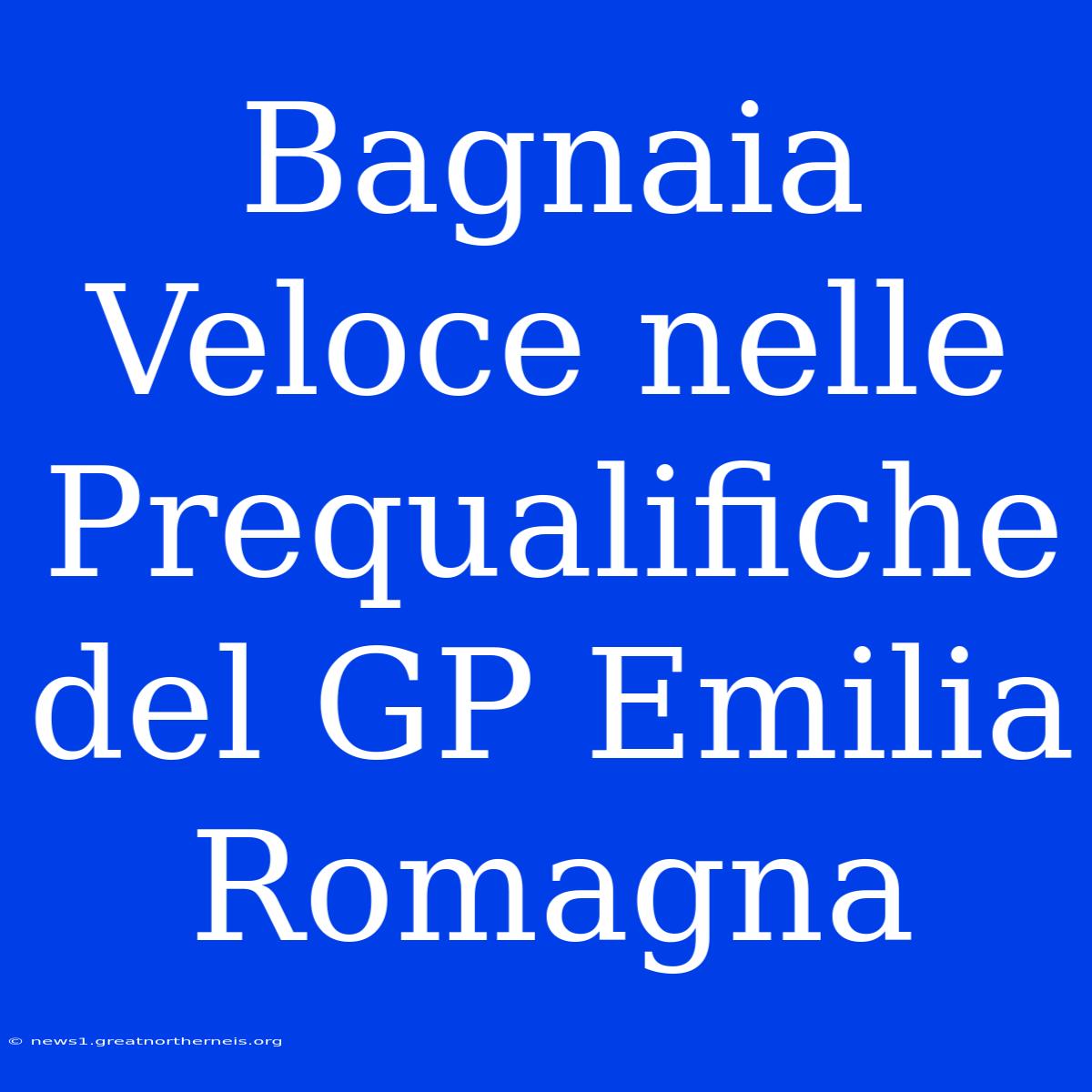 Bagnaia Veloce Nelle Prequalifiche Del GP Emilia Romagna