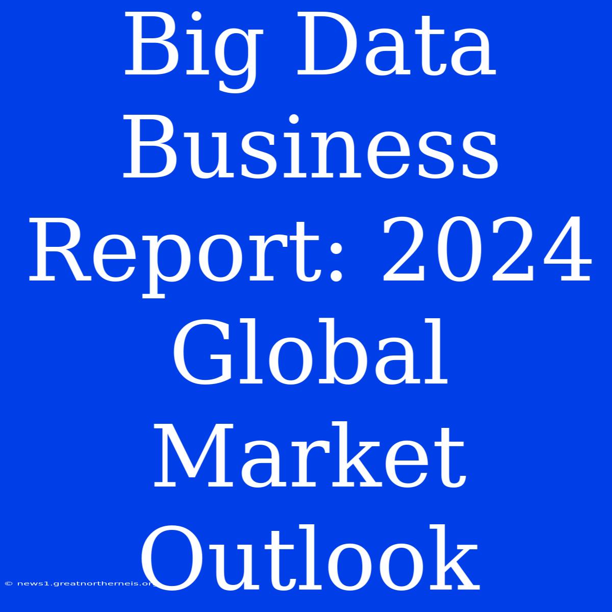 Big Data Business Report: 2024 Global Market Outlook