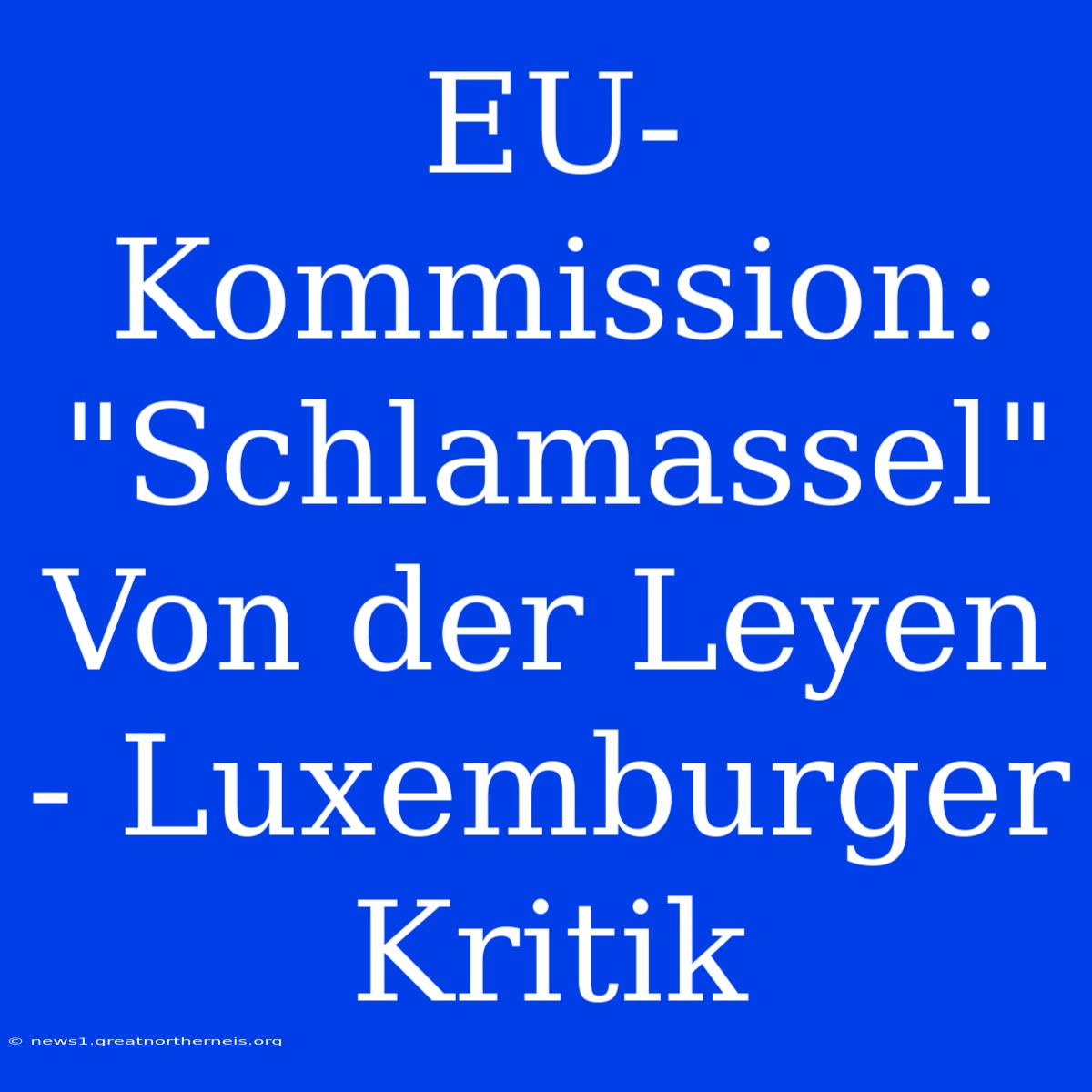 EU-Kommission: 