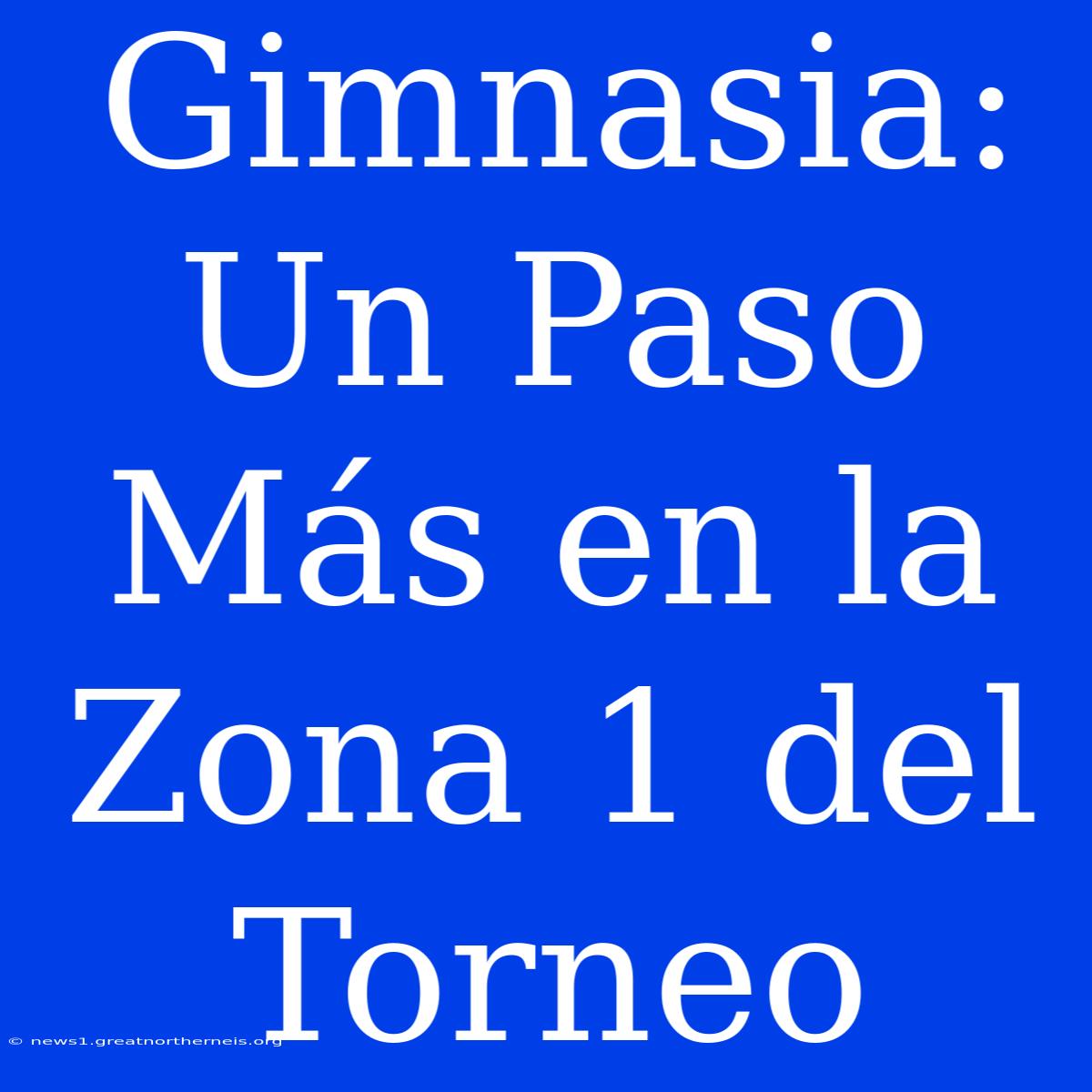 Gimnasia: Un Paso Más En La Zona 1 Del Torneo