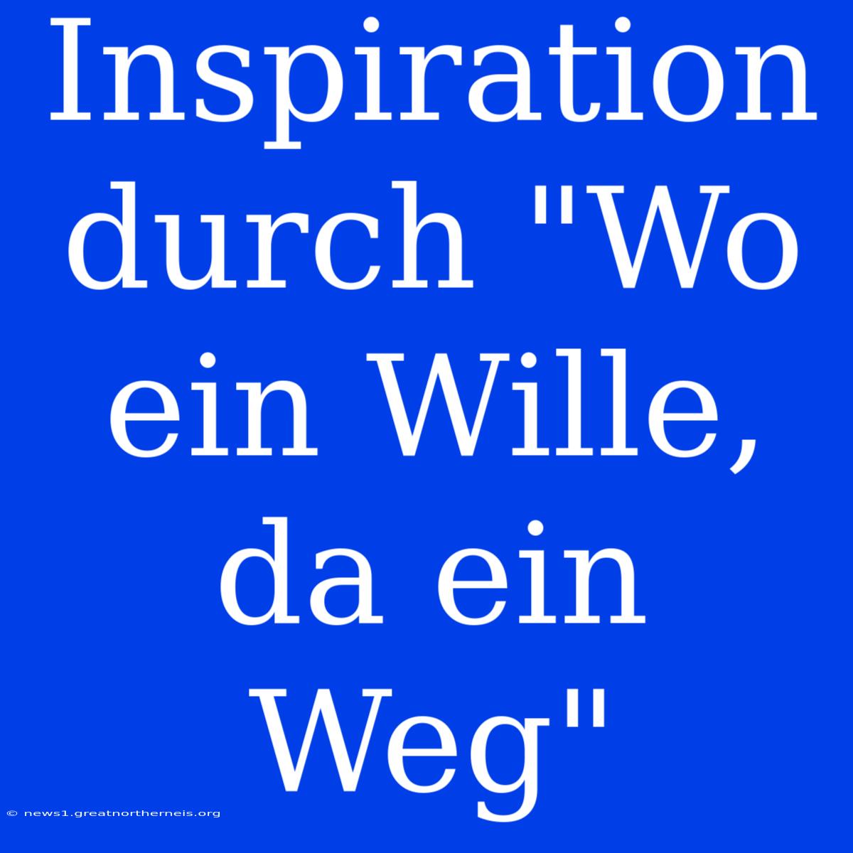 Inspiration Durch 