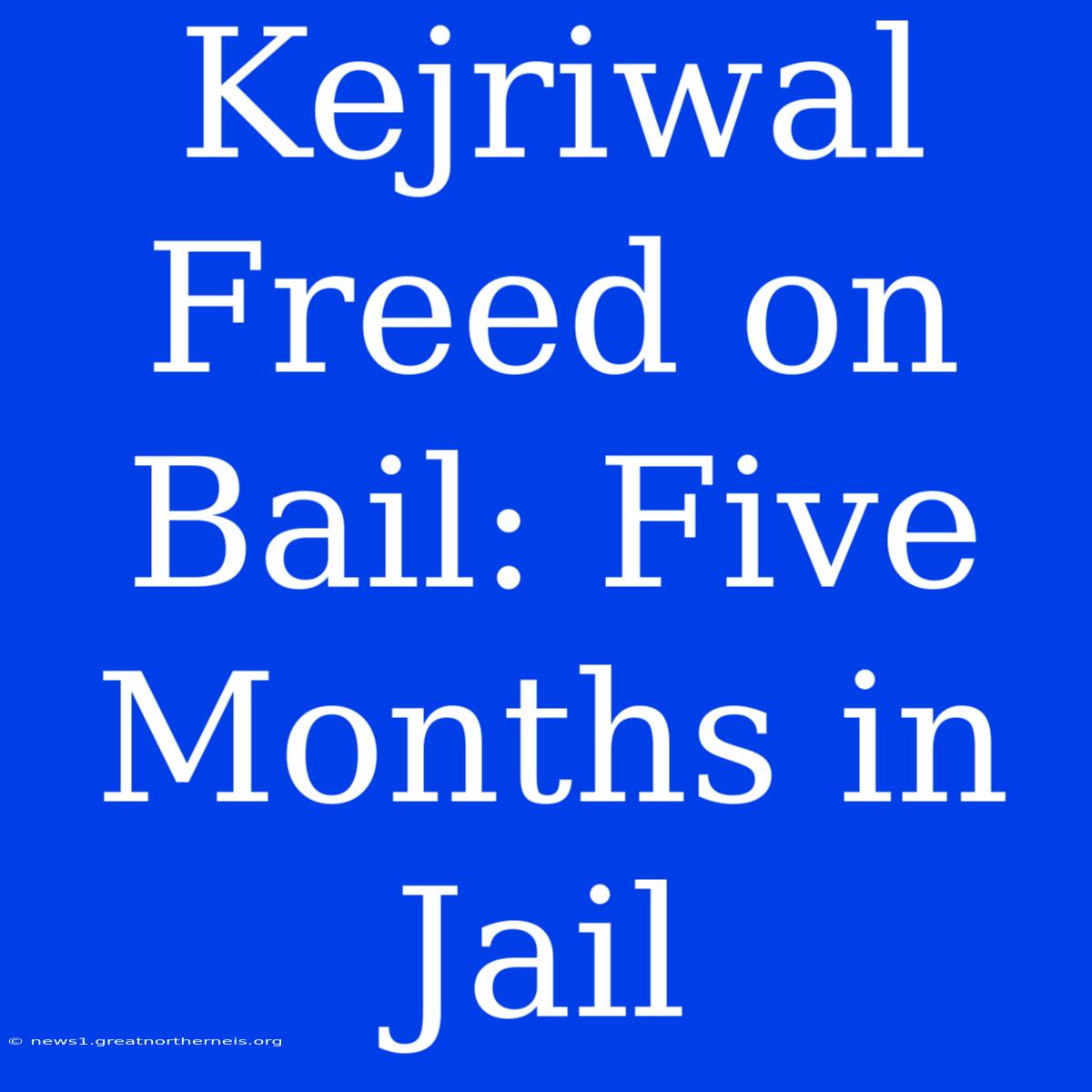 Kejriwal Freed On Bail: Five Months In Jail