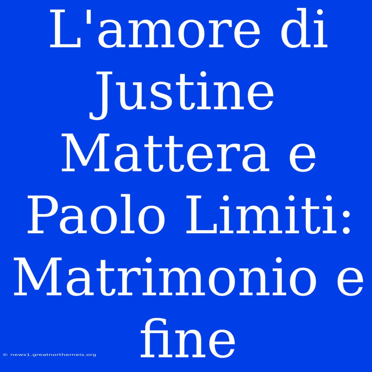 L'amore Di Justine Mattera E Paolo Limiti: Matrimonio E Fine