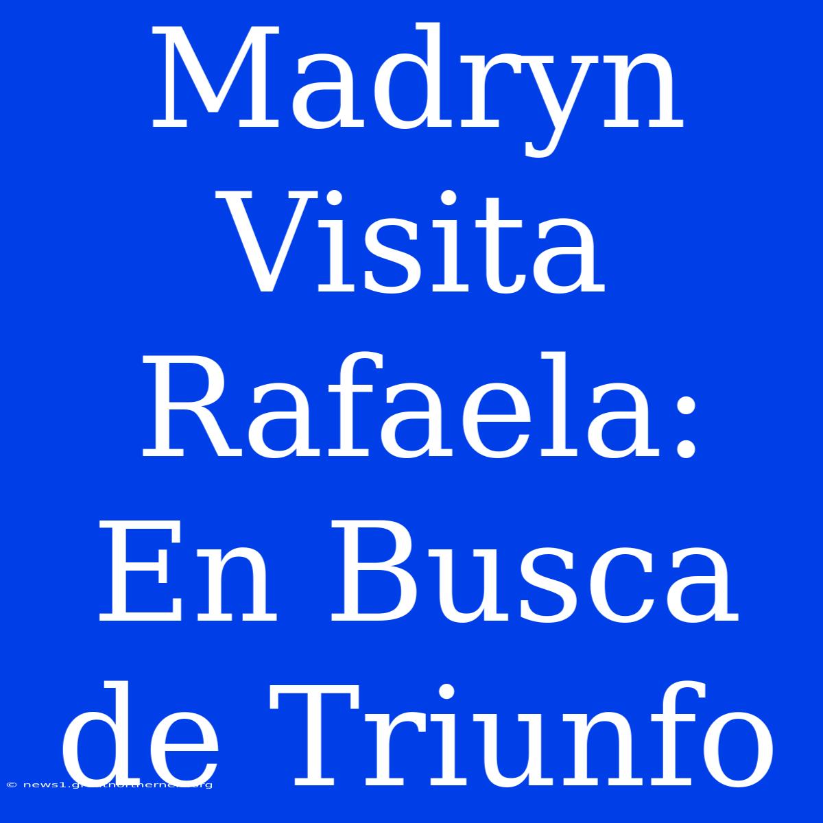 Madryn Visita Rafaela: En Busca De Triunfo