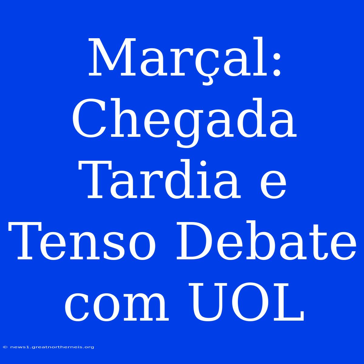 Marçal: Chegada Tardia E Tenso Debate Com UOL