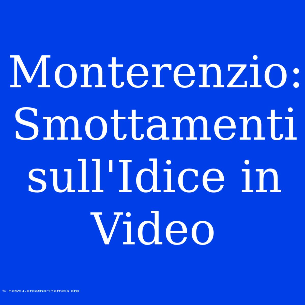 Monterenzio: Smottamenti Sull'Idice In Video