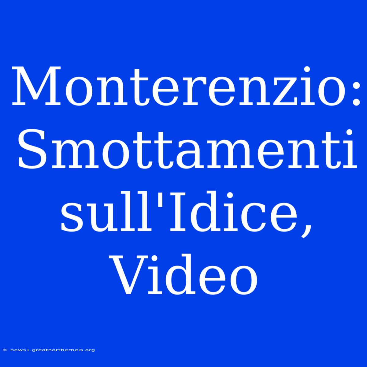 Monterenzio: Smottamenti Sull'Idice, Video