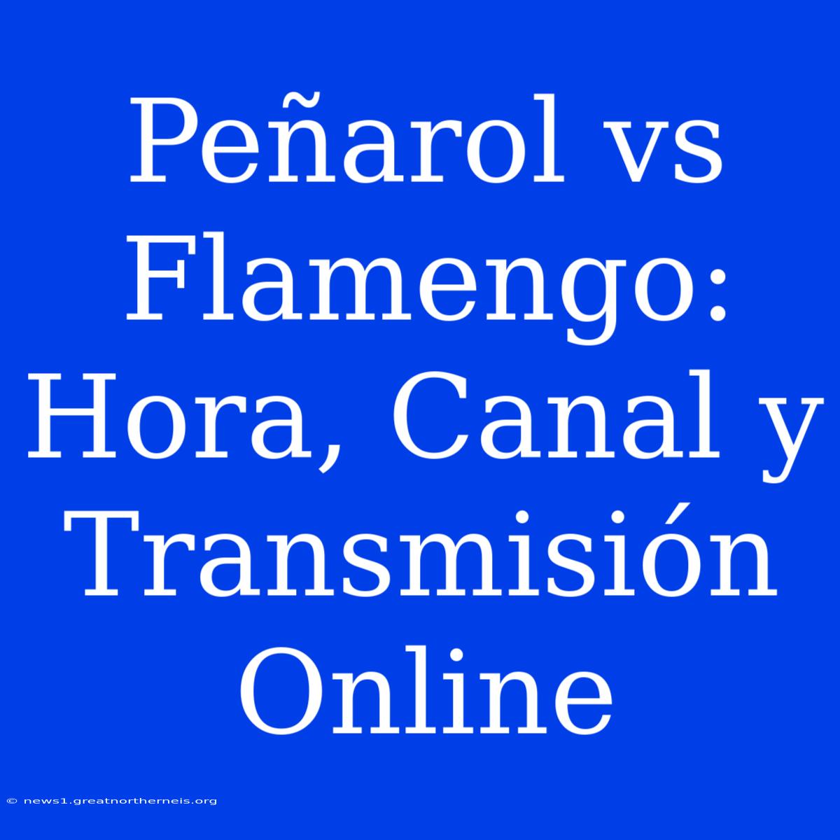 Peñarol Vs Flamengo: Hora, Canal Y Transmisión Online