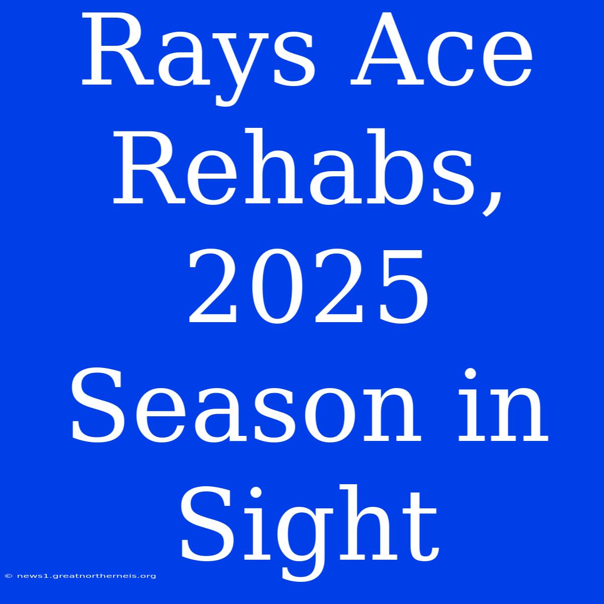 Rays Ace Rehabs, 2025 Season In Sight