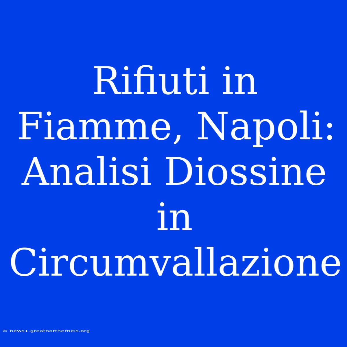 Rifiuti In Fiamme, Napoli: Analisi Diossine In Circumvallazione