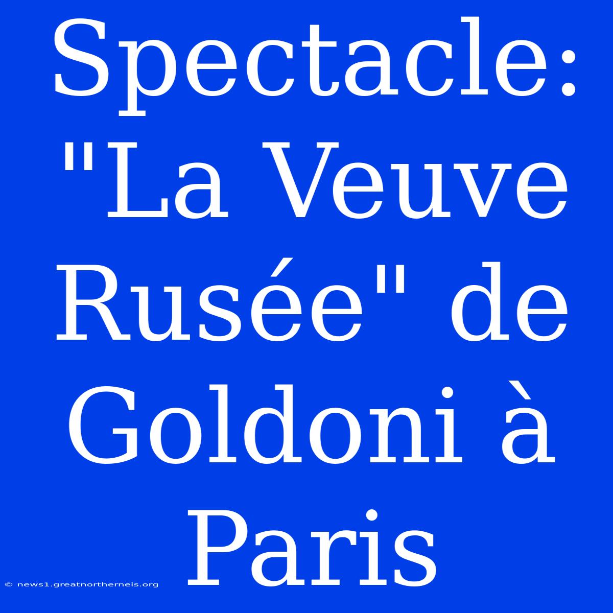 Spectacle: 