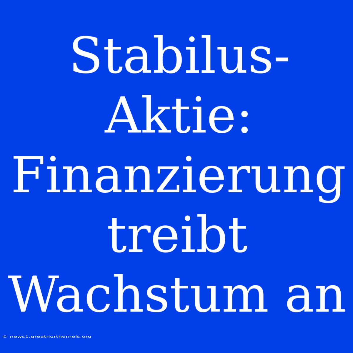 Stabilus-Aktie: Finanzierung Treibt Wachstum An