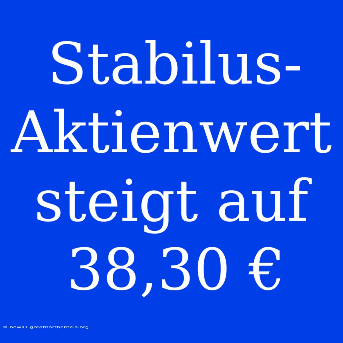 Stabilus-Aktienwert Steigt Auf 38,30 €