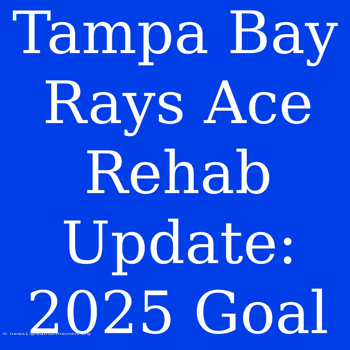 Tampa Bay Rays Ace Rehab Update: 2025 Goal