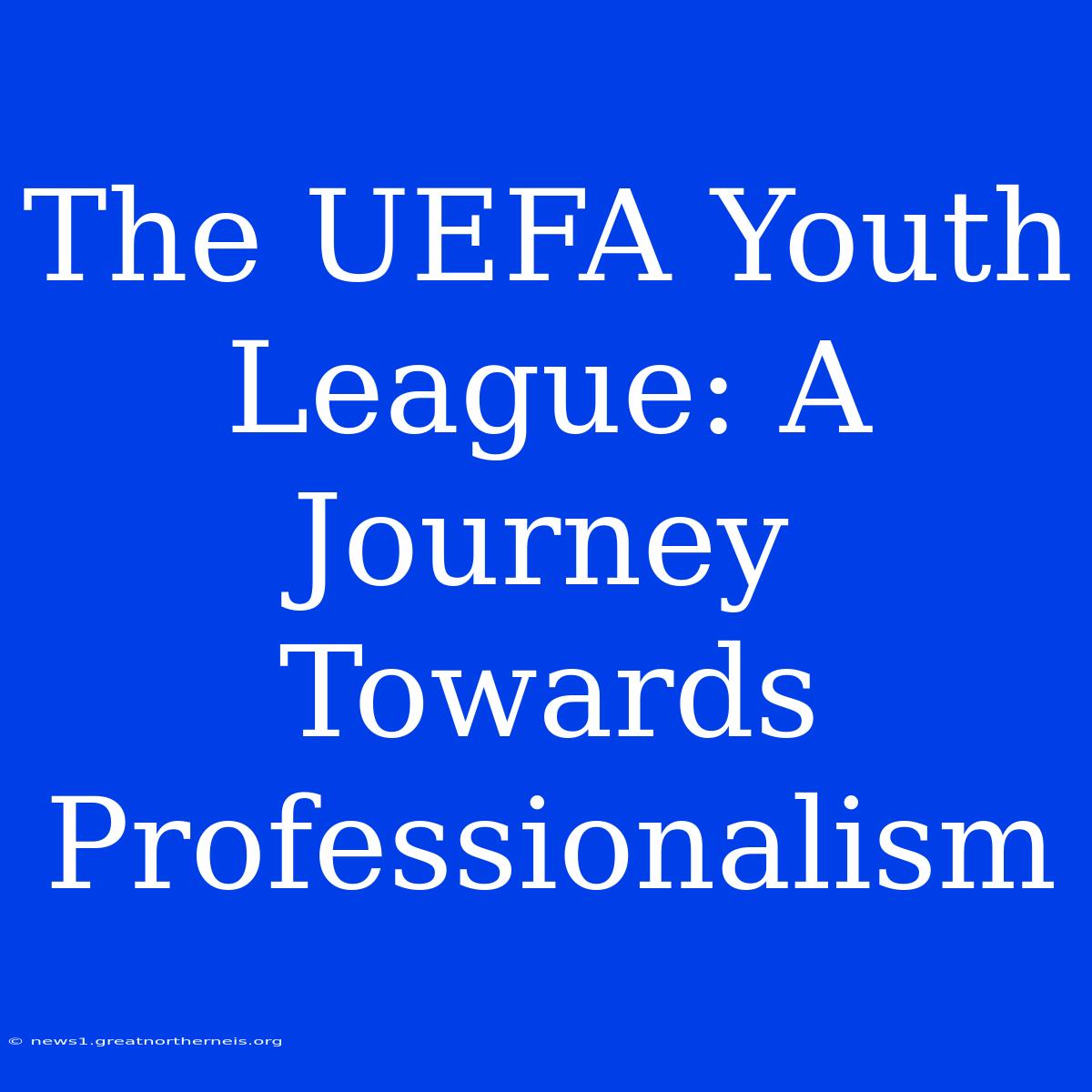 The UEFA Youth League: A Journey Towards Professionalism