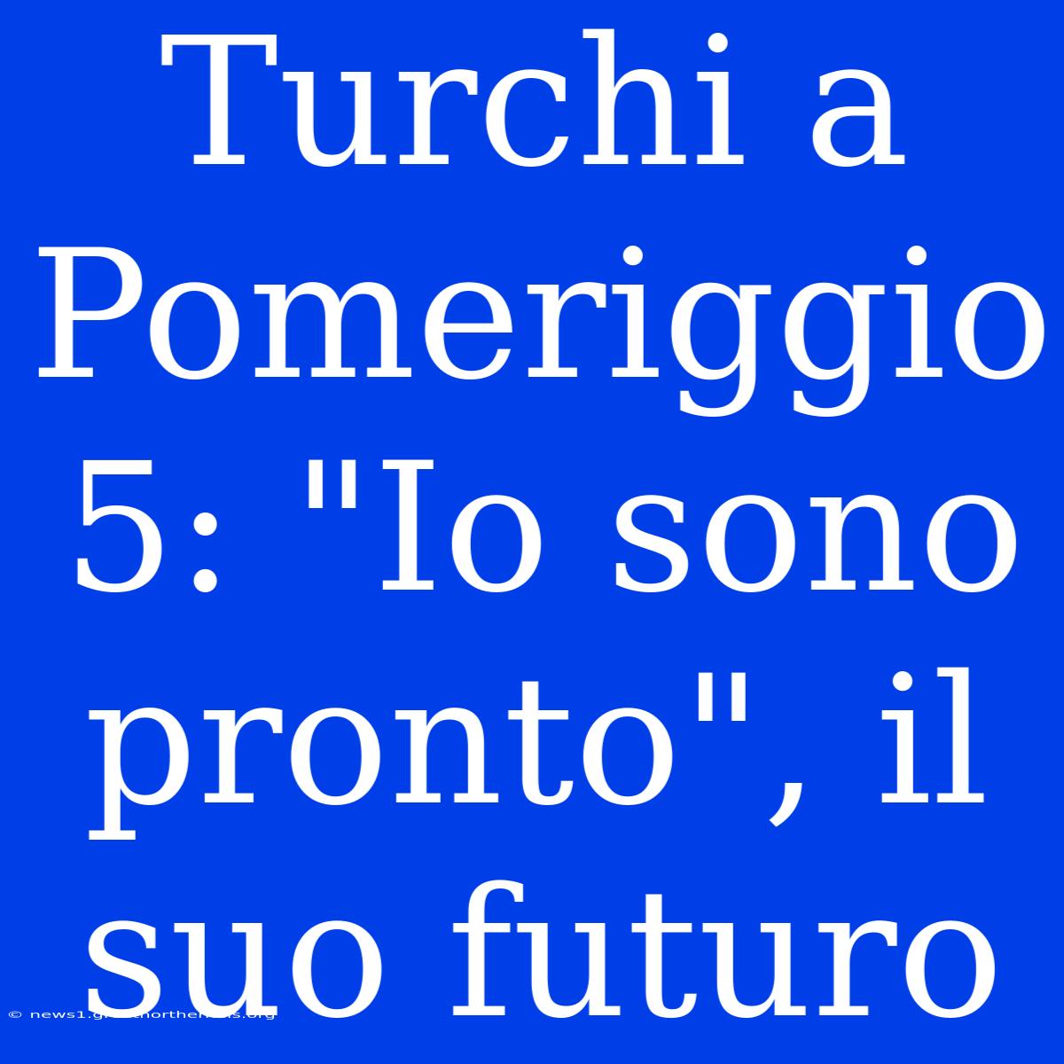 Turchi A Pomeriggio 5: 