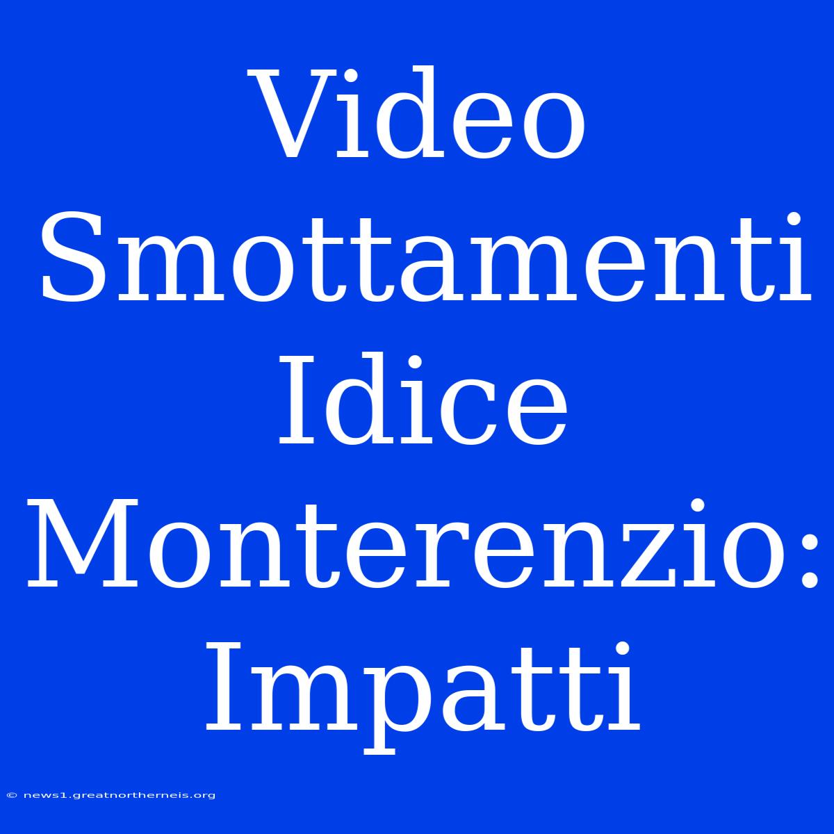 Video Smottamenti Idice Monterenzio: Impatti