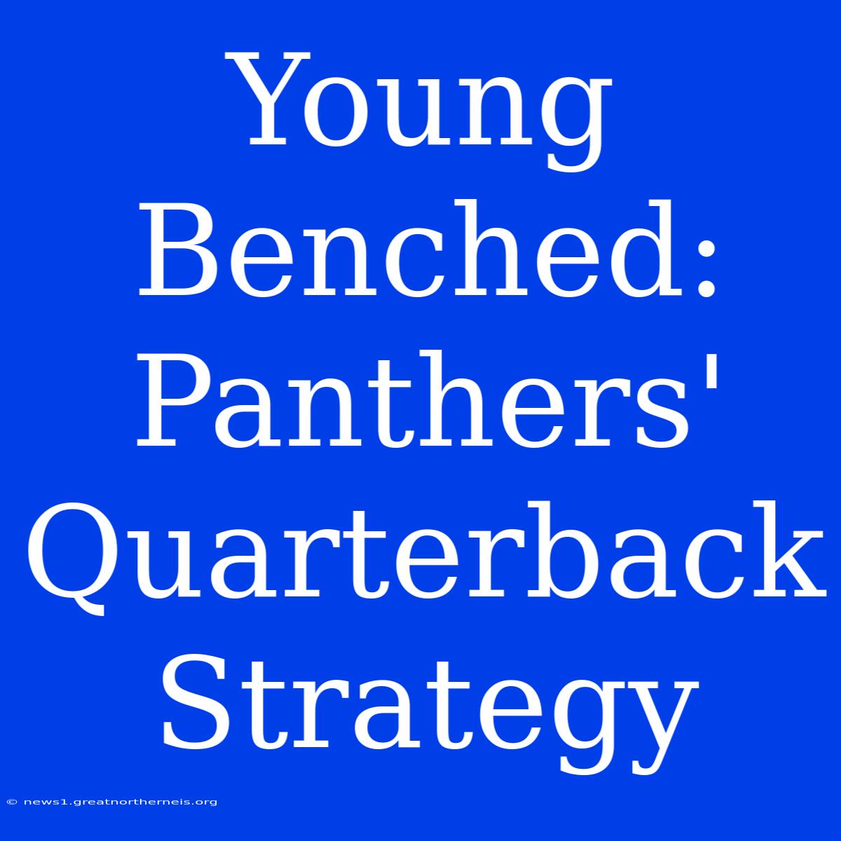 Young Benched: Panthers' Quarterback Strategy